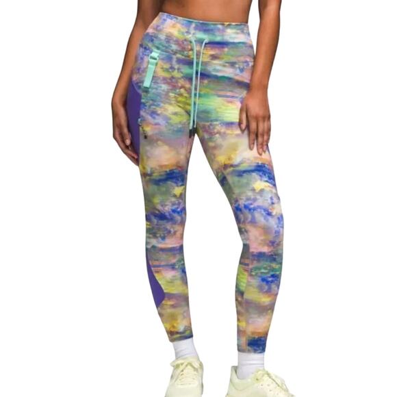 Lululemon Cargo SHR Hiking Tight 25” Altered Nature Multi Womens 0 Outdoors NWT